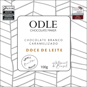 Chocolate Branco 33% Cacau Caramelizado (Doce de Leite) - 100g