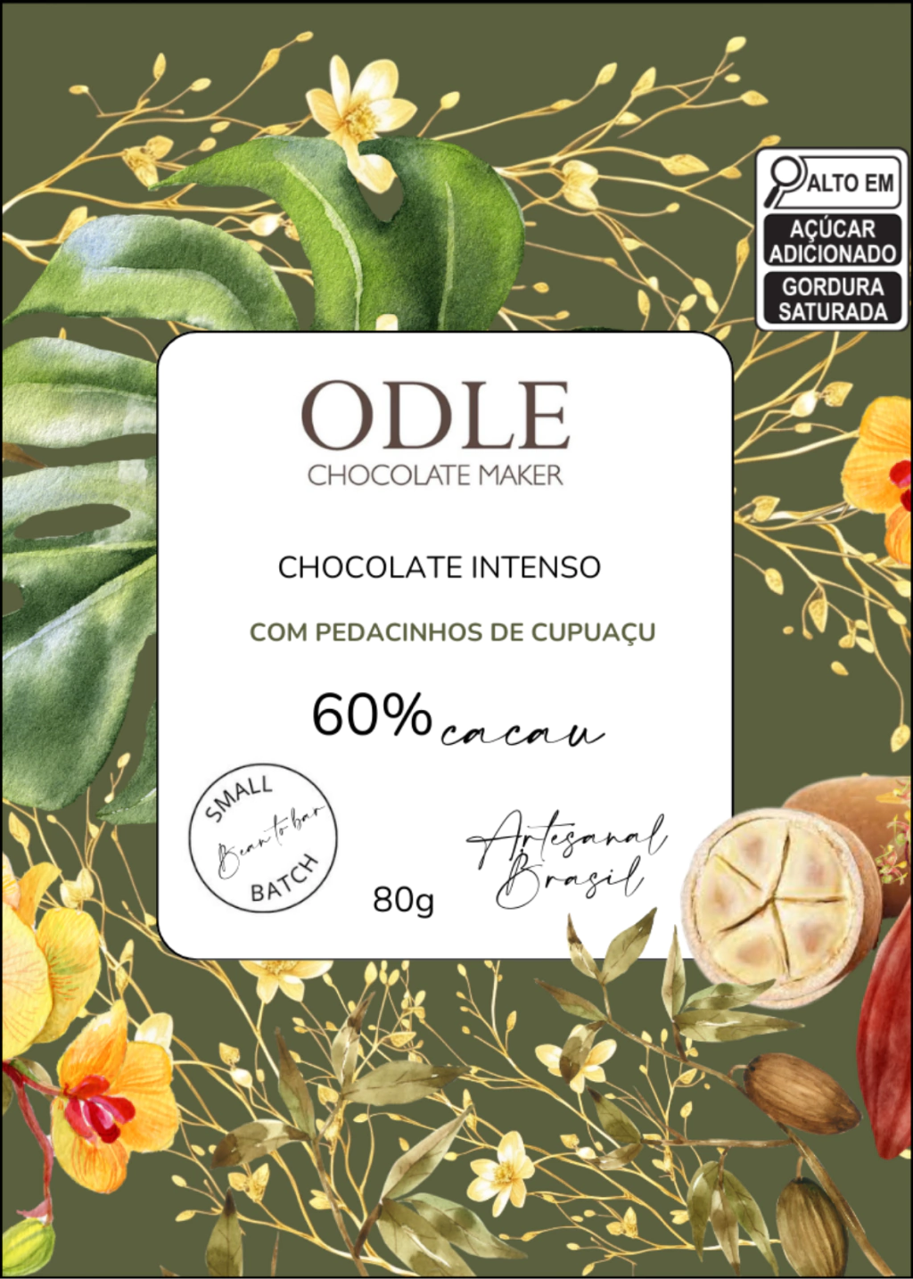 Chocolate Intenso 60% Cacau com Cupuaçu