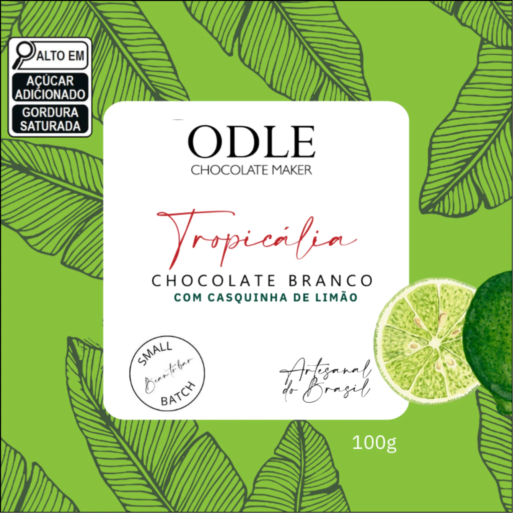 Chocolate Branco 33% Cacau com Casquinha de Limão
