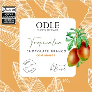 Chocolate Branco 33% Cacau com Manga e Gengibre - 100g