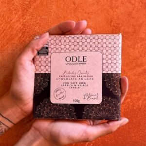 Chocolate ao Leite 40% Cacau com Café e Canela (Cappuccino) - 100g