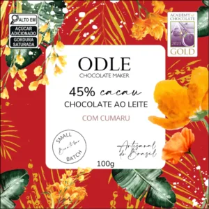 Chocolate ao Leite 45% Cacau com Cumaru