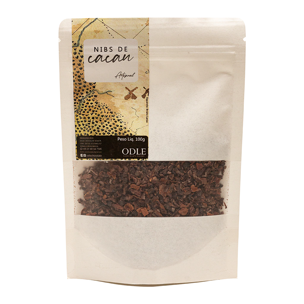 Nibs de Cacau Caramelizados Com Açúcar Demerara Orgânico