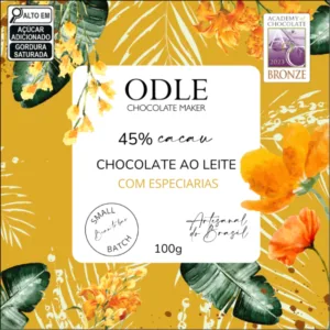 Chocolate ao Leite 45% Cacau com Especiarias - 100g
