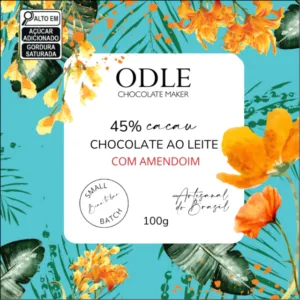 Chocolate ao Leite 45% Cacau com Crocante de Amendoim - 100g